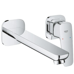 Змішувач для раковини Grohe Cubeo на 2 отвори L-розміру (1017890000)