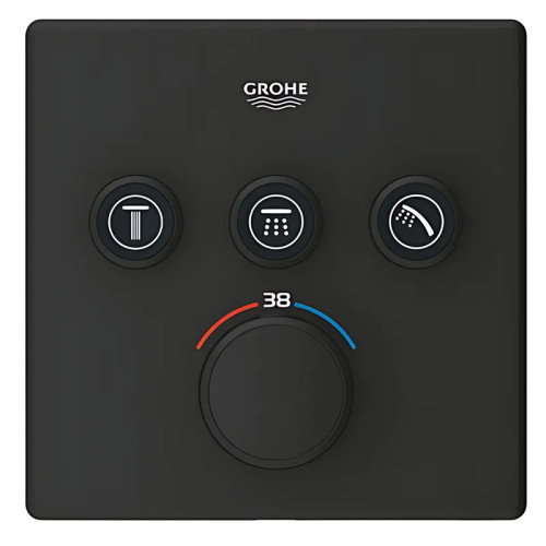 Термостат прихованого монтажу з 3 кнопками управління Grohe Grohtherm SmartControl (102167KF00)