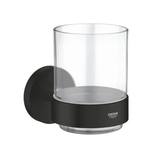 Стакан стеклянный с держателем Grohe Essentials (1022562430)