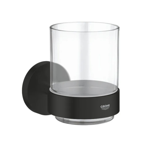 Склянка скляна з тримачем Grohe Essentials (1022562430)