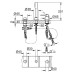 Смеситель для ванны Grohe Essence на 3 отверстия (19976001)