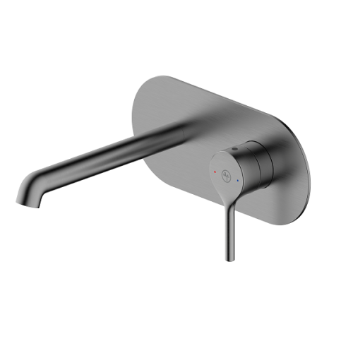 2039-810-41 SILVIA PVD BRUSHED GUN METAL Змішувач для умивальника настінний внутрішнього монтажу