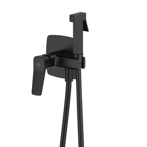 2139-512-81 MERIDA BLACK Смеситель для биде внутреннего монтажа