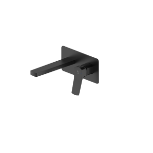 2139-810-81 MERIDA BLACK Змішувач для умивальника настінний внутрішнього монтажу