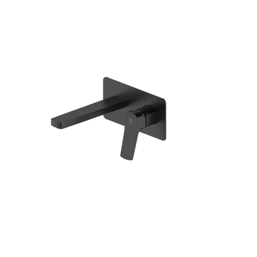 2139-810-81 MERIDA BLACK Смеситель для умывальника настенный внутреннего монтажа