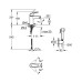 Смеситель для раковины с гигиеническим душем Grohe Eurosmart New (23124003)