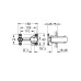 Скрытая часть смесителя для раковины Grohe Non Rapido OHM (23571000)