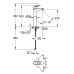 Смеситель на столешницу для раковины XL-размера Grohe BauLoop New (23764001)