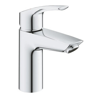Однорычажный смеситель для раковины S-Size Grohe Eurosmart New с нажимным донным клапаном (23922003)