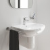Одноважільний змішувач для раковини S-Size Grohe Eurosmart New з натискним донним клапаном (23922003)
