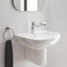 Одноважільний змішувач для раковини M-Size Grohe Eurosmart New з натискним донним клапаном (23923003)