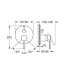 Смеситель скрытого монтажа на 3 потребителя Grohe Essence New (24092001)