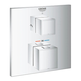Змішувач прихованого монтажу з термостатом на 2 споживача Grohe Grohtherm Cube (24154000)