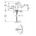 Смеситель однорычажный для раковины S-Size Grohe Essence (24172KF1)