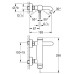 Одноважільний змішувач для ванни Grohe Essence (25250KF1)