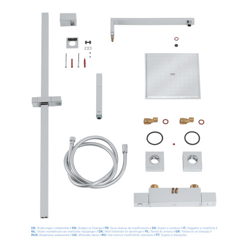 Душова система з термостатом для душу Grohe Euphoria Cube System (26087000)