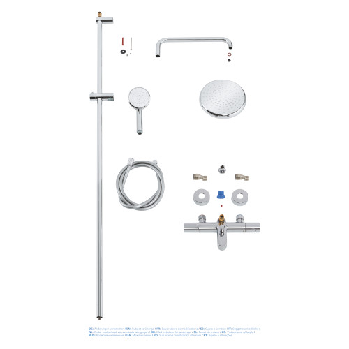 Душова система із термостатом для душу Grohe New Tempesta Cosmop. System (26223001)