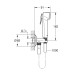 Гигиенический душевой набор Grohe Tempesta-F Trigger Spray (26358000)