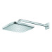 Верхній душ із настінним кронштейном Grohe Tempesta Cube (26687000)