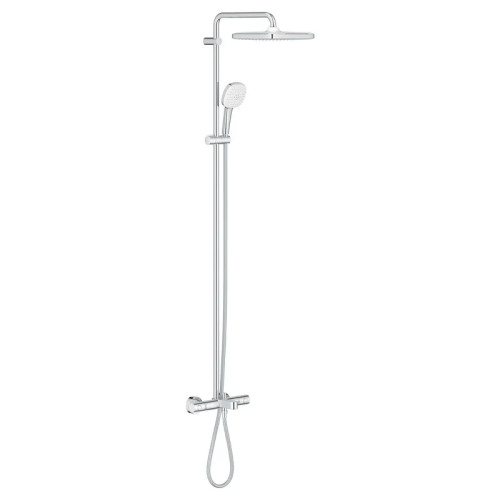 Душова система настінного монтажу з термостатом для ванни Grohe Tempesta System 250 Cube (26691001)