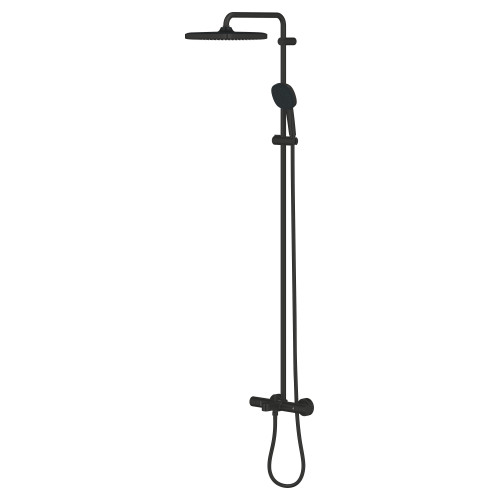 Душова система настінного монтажу Grohe Tempesta System 250 Cube з термостатом для ванни (266912431)