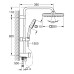 Душевая система Grohe Flex Tempesta System 250 Cube с переключателем настенного монтажа (26694001)