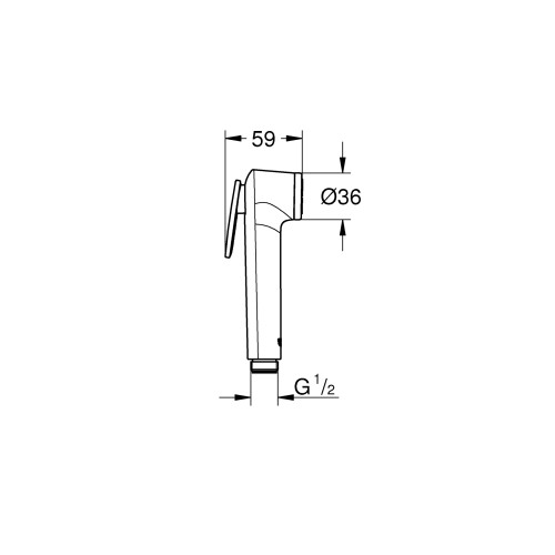 Лійка для гігієнічного душу Grohe Tempesta-F Trigger Spray (27512001)