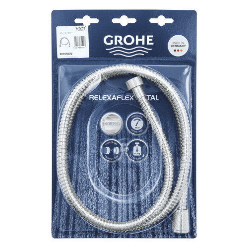 Душовий шланг 1500 Grohe Relexaflex Metal (28105000)
