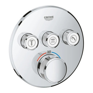 Змішувач прихованого монтажу з термостатом на 3 споживача Grohe Grohtherm SmartControl (29121000)