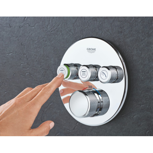 Змішувач прихованого монтажу з термостатом на 3 споживача Grohe Grohtherm SmartControl (29121000)