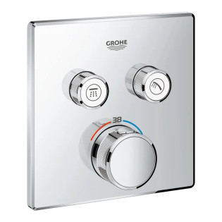 Змішувач прихованого монтажу з термостатом на 2 споживача Grohe Grohtherm SmartControl (29124000)