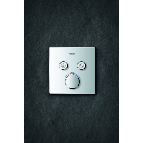 Смеситель скрытого монтажа с термостатом на 2 потребителя Grohe Grohtherm SmartControl (29124000)