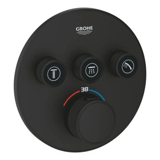 Змішувач прихованого монтажу з термостатом на 3 виходи Grohe Grohtherm SmartControl (29508KF0)