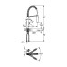 Змішувач для кухні з гнучким виливом Grohe Eurocube (31395000)