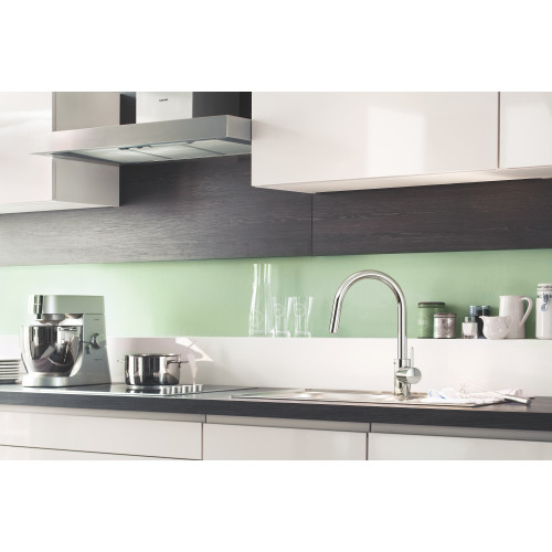 Змішувач для кухні з висувним виливом Grohe Eurosmart Cosmopolitan (31481001)