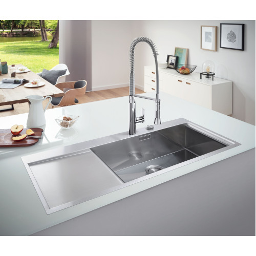 Мийка кухонна Grohe EX Sink K1000 (Подвійна крило зліва) (31582SD0)