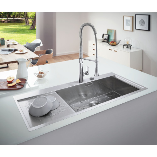 Мийка кухонна Grohe EX Sink K1000 (Подвійна крило зліва) (31582SD0)