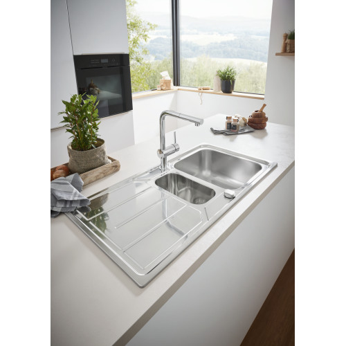 Змішувач для кухні з висувним виливом Grohe Minta (32168000)