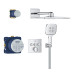 Душова система прихованого монтажу на 3 виходи з термостатом Grohe Grohtherm SmartControl (34864000)