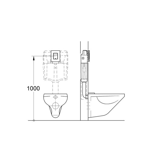 Комплект Grohe Set Унітаз ELLIPSE-0301-T3 + Інсталяція 38536001 + панель 38732000 (38536001ELLIPS0301T3)