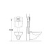 Комплект Grohe Set Унітаз ELLIPSE-0301-T3 + Інсталяція 38536001 + панель 38732000 (38536001ELLIPS0301T3)