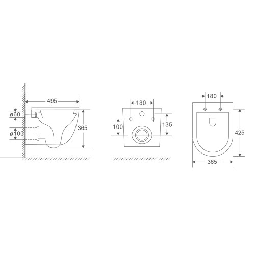 Комплект Grohe Set Унітаз ELLIPSE-0301-T3 + Інсталяція 38536001 + панель 38732000 (38536001ELLIPS0301T3)
