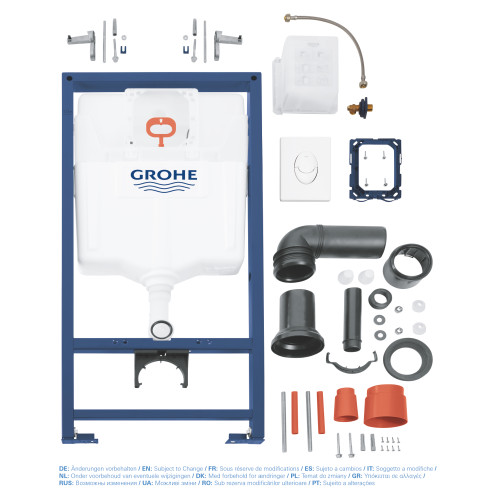 Система інсталяції для унітазу 3 до 1 Grohe Rapid SL (38722001)