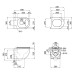 Комплект Grohe Set Унітаз ELLIPSE-0301-R+ Інсталяція Grohe Rapid SL 38772001 (38772001ELLIPS0301R)