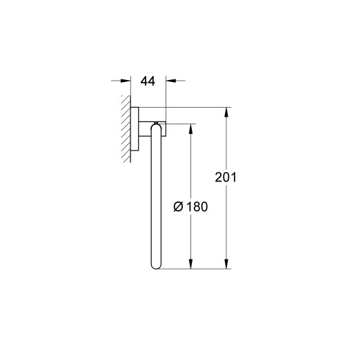 Кільце для рушника Grohe Essentials New (40365001)