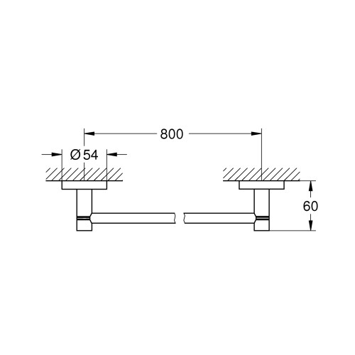 Рушникотримувач Grohe Essentials New (40386001)