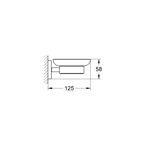 Мыльница Grohe Essentials New (40444001)