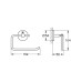 Тримач для туалетного паперу Grohe Bau Cosmopolitan Neutral (40457001)