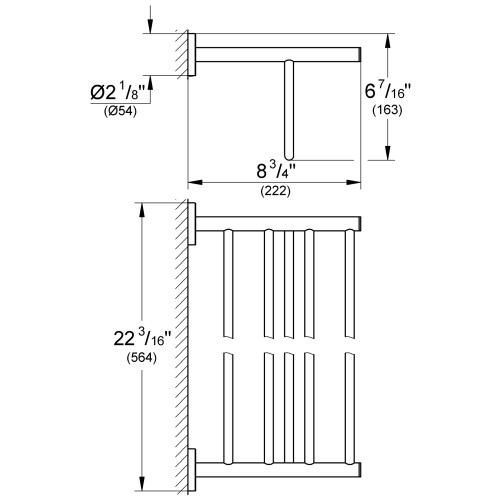 Полка для полотенец Grohe Bau Cosmopolitan Neutral (40462001)