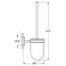 Ершик для унитаза Grohe Bau Cosmopolitan Neutral (40463001)